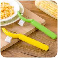 Kitchen Tools Stainless Steel Multifunction Cleaner Brush Corn Cutter Peeler